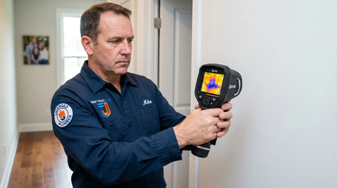 Thermal imaging leak detection by Johns Plumbing LLC in Kenansville